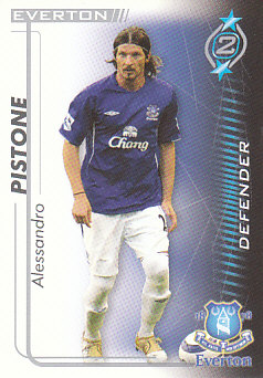 Alessandro Pistone Everton 2005/06 Shoot Out #129